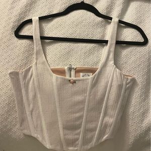 With Jean Pointelle Corset